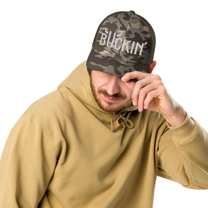 Buckin' Camo Trucker Cap