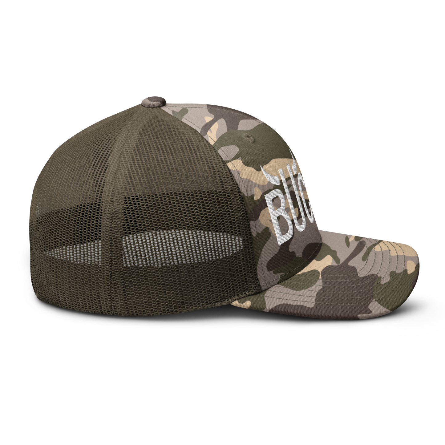 Buckin' Camo Trucker Cap