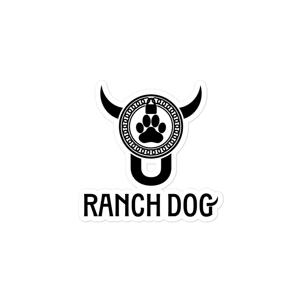 Ranch Dog Logo Sticker