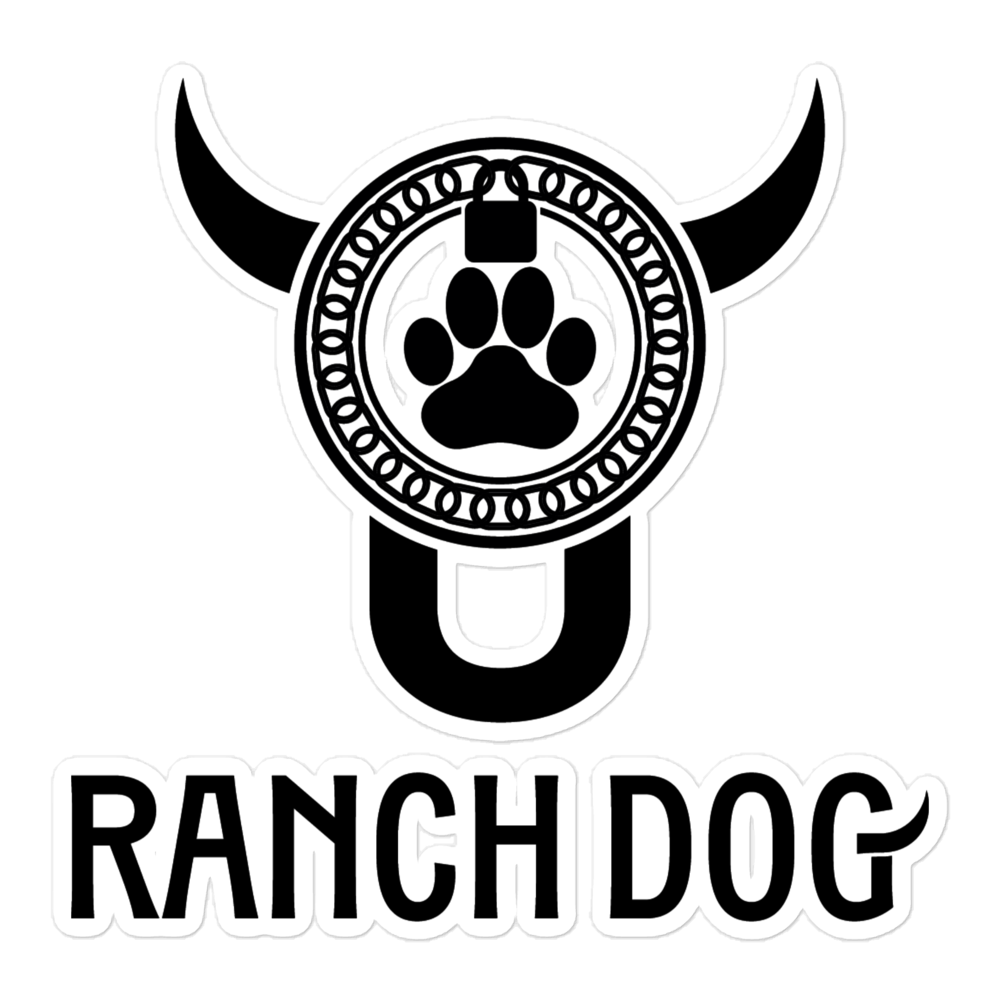 Ranch Dog Logo Sticker