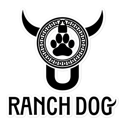 Ranch Dog Logo Sticker