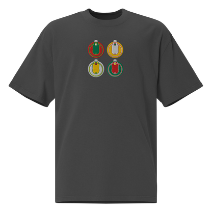 Four "Ornaments" Embroidered Tee