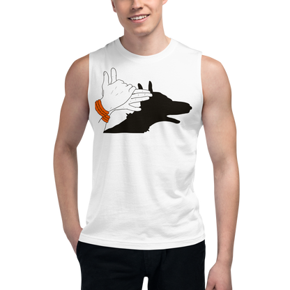 Shadow Pup_pet Muscle Tank